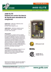Planilla de datos - A400 Elite