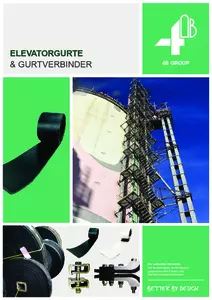 Kompletter Katalog - 4B Elevatorgurte und Gurtverbinder