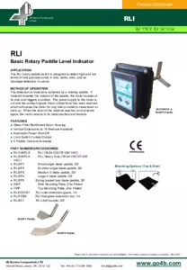 Product Datasheet - RLI