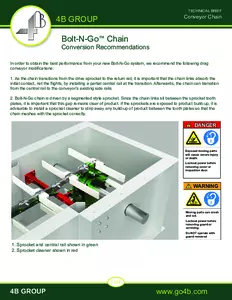 Bolt-n-Go chain conversion recommendations