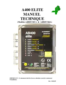 Manuel - A400 Elite
