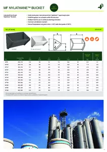 Product Datasheet - MF Nylathane™  Elevator Buckets