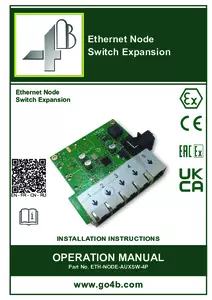 Product Manual - Ethernet Node Switch Extension