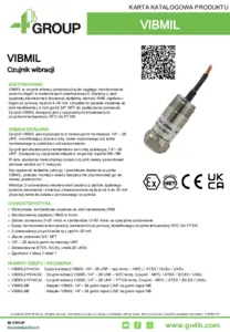 Karta produktu - VIBMIL czujnik wibracji