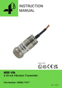 Product Manual - Milli-Vib Vibration Sensor