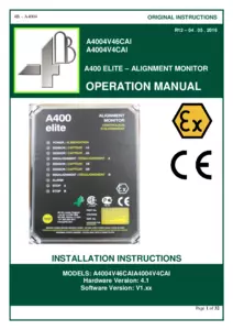 Product Manual - A400 Elite