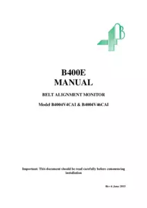Product Manual - B400 Elite