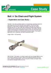 Case Study - Bolt 'n' Go Chain and Flight System at CHS