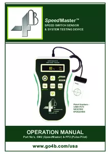Product Manual - SpeedMaster™ 2 (SM2)