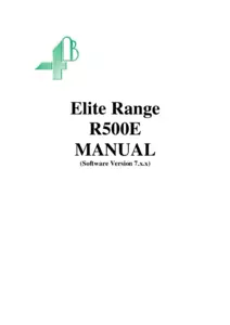 Product Manual - R500 Elite (V7.1.X)